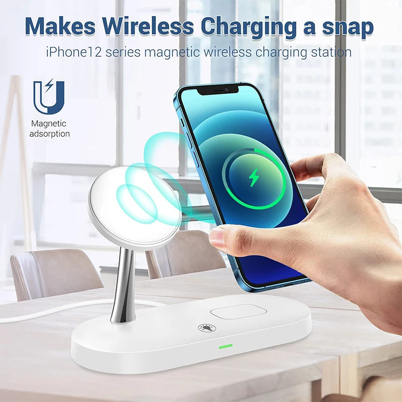 3-in-1 Magnetic Wireless Charging Station