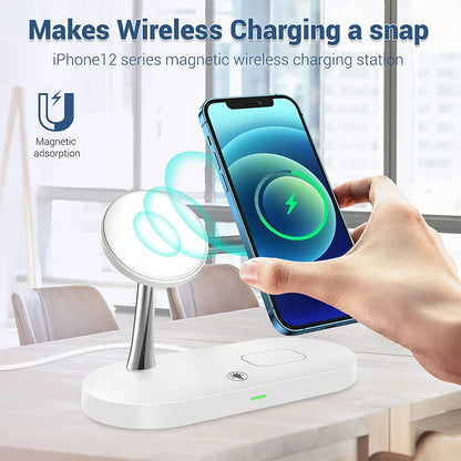 3-in-1 Magnetic Wireless Charging Station