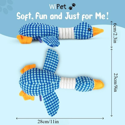 Plush Goose Squeaky Dog Toy