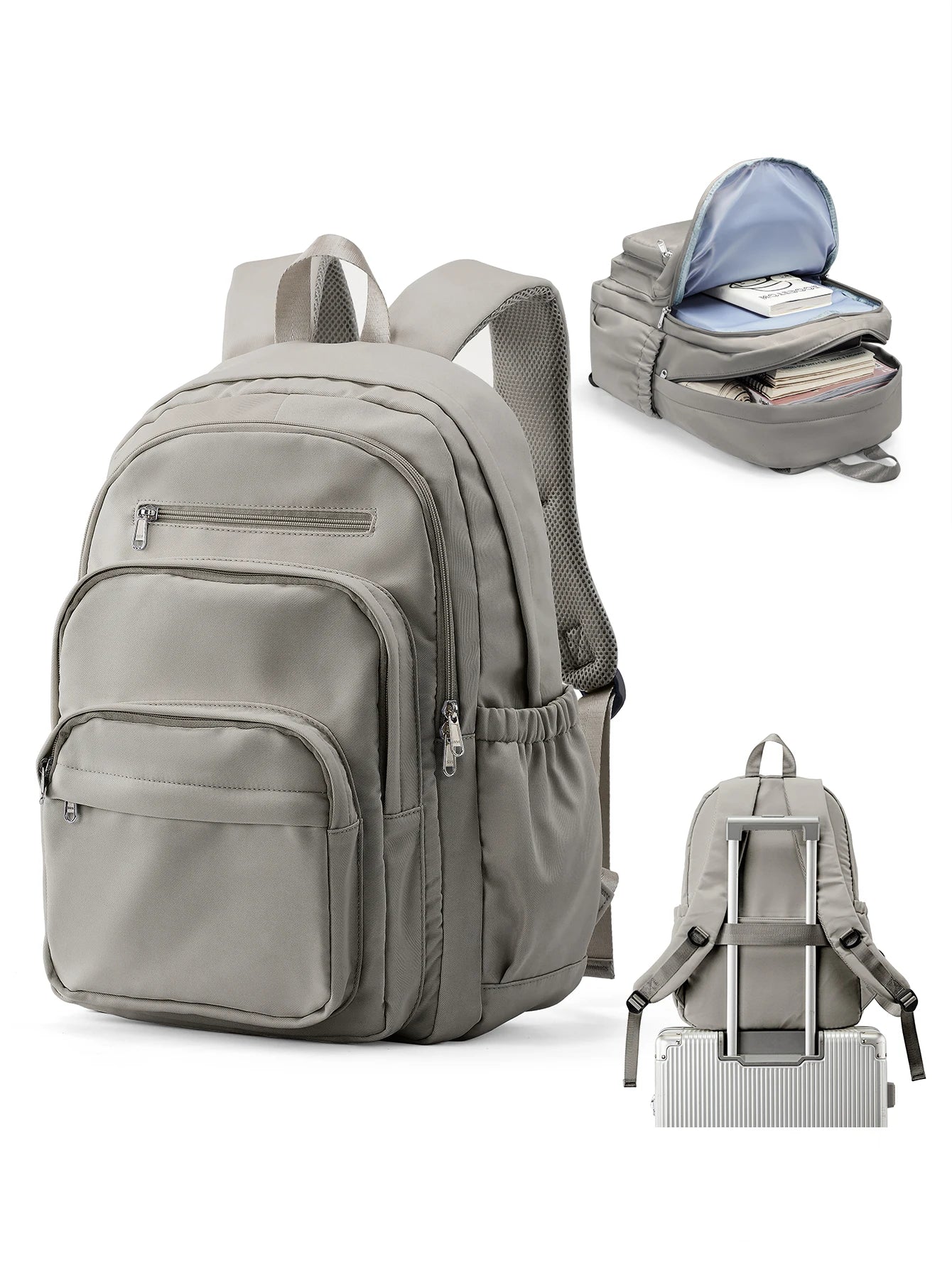 Multi-Pocket School Backpack