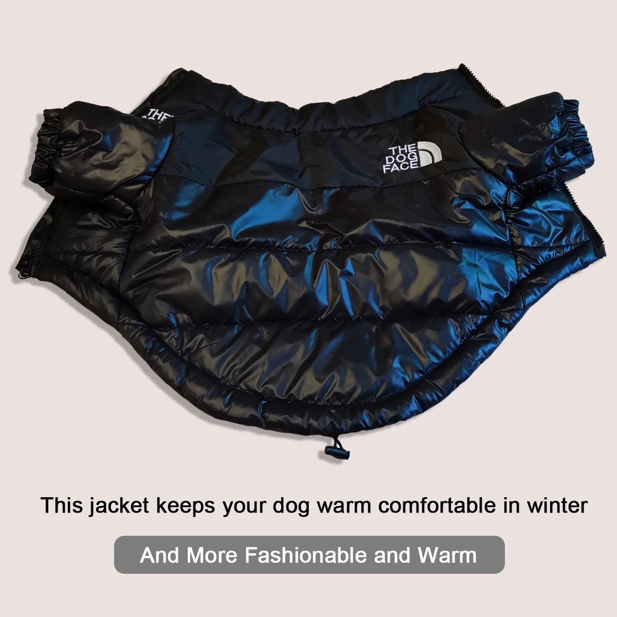 Large Reflective Dog Winter Jacket