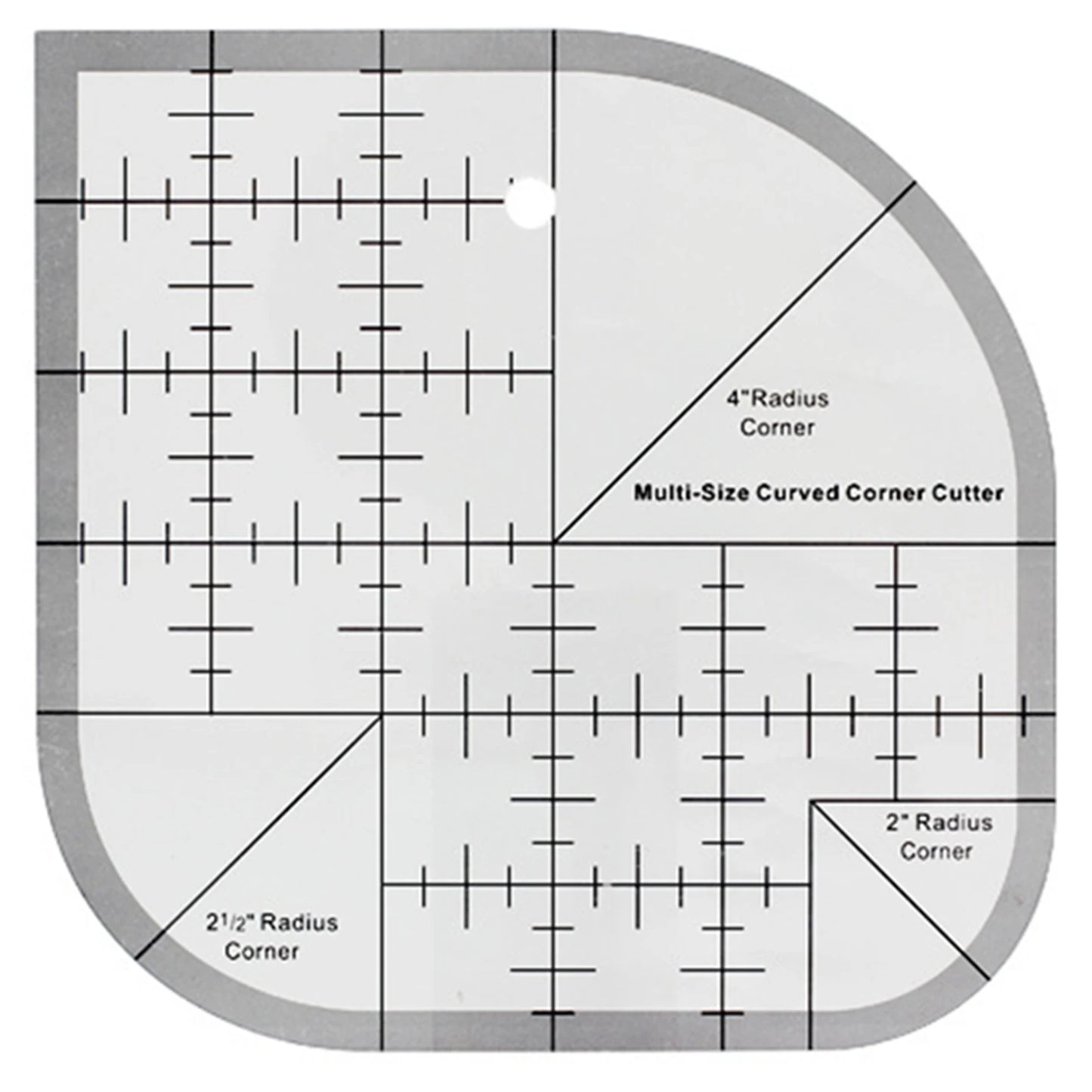 Curved Corner Quilting Ruler