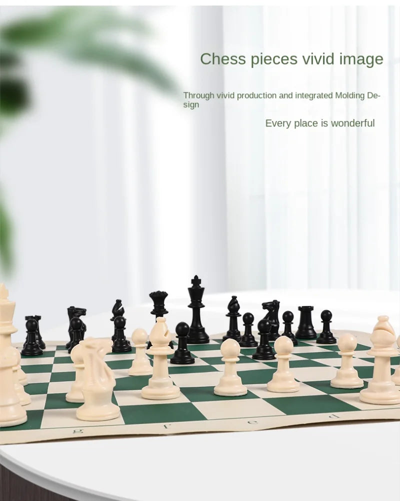 Tournament Chess Set with Mat