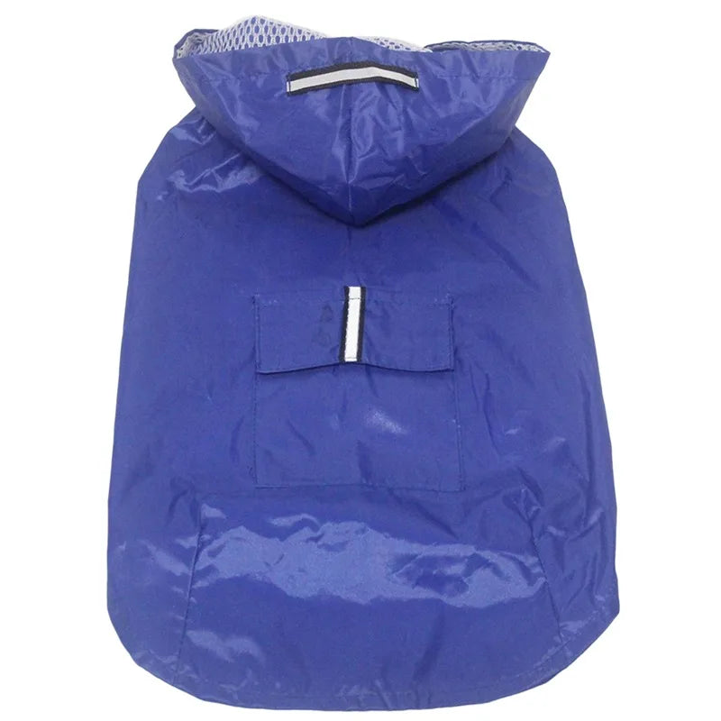 Waterproof Hooded Dog Raincoat