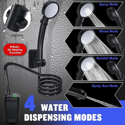 Rechargeable Portable Camping Shower