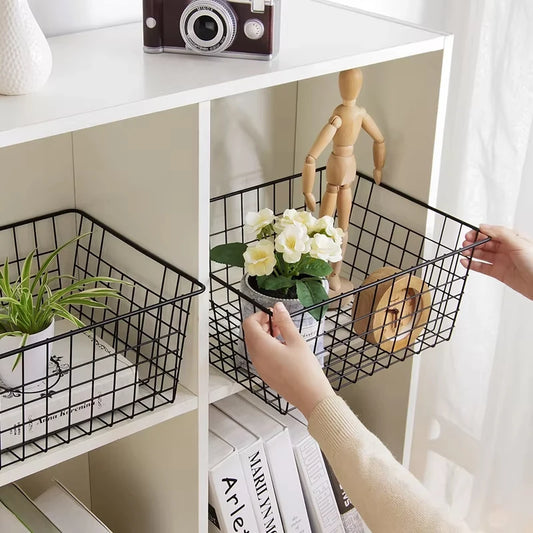 Rustic Wire Storage Basket