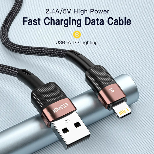 Essager USB-A to Lightning Fast Charging Cable