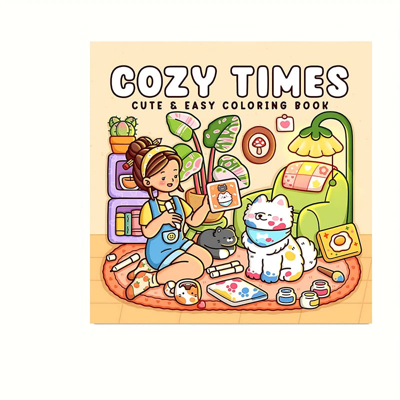 Cutie Pet Adult Colouring Book