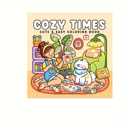 Cutie Pet Adult Colouring Book