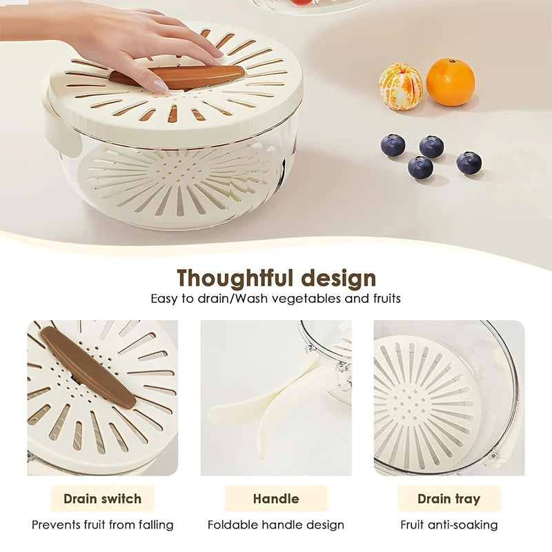 2-in-1 Fruit Strainer Bowl