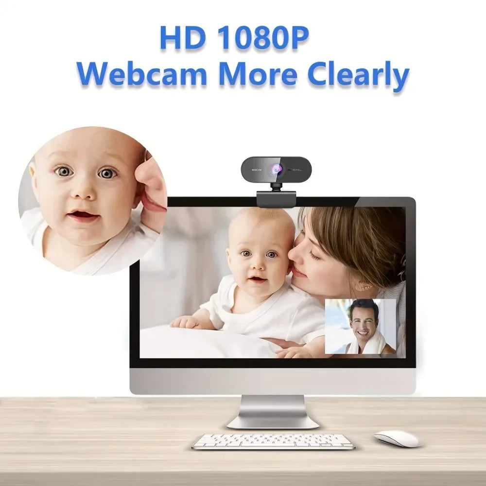 1080P USB Webcam with Microphone