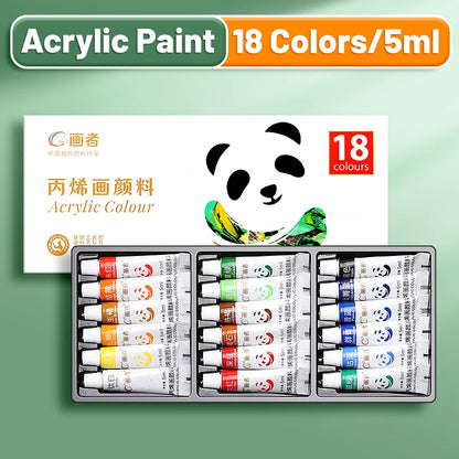 12/18/24-Color Acrylic Paint Set – 5ml Tubes