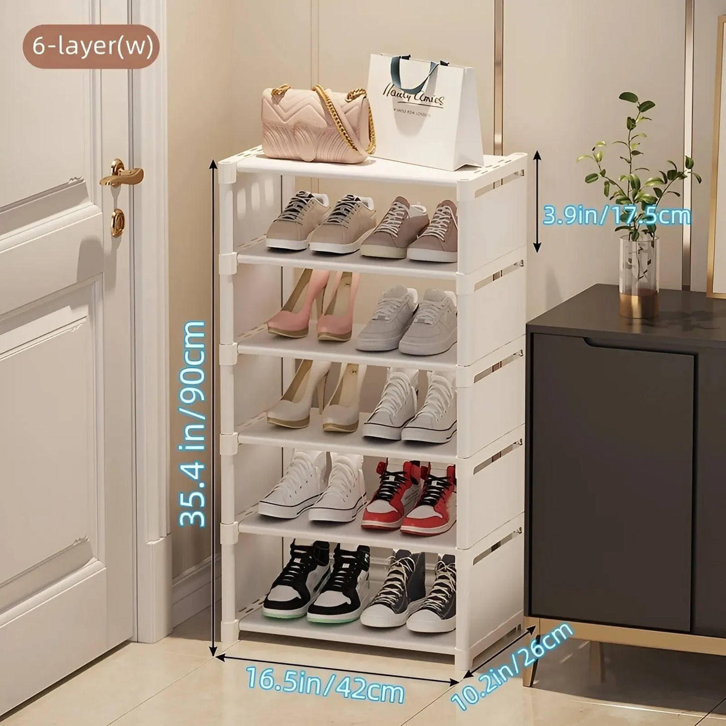 Space-Saving Shoe Rack
