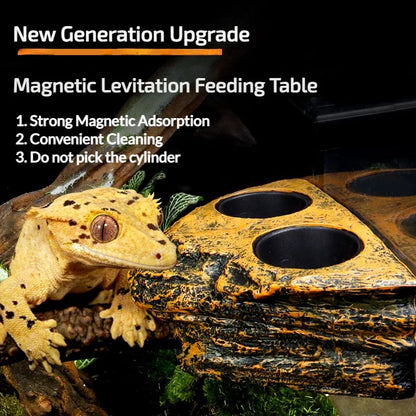 Magnetic Reptile Feeder Bowl for Terrarium Pets