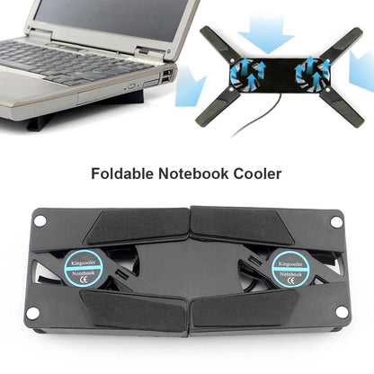 USB Laptop Cooling Pad with Dual Fans
