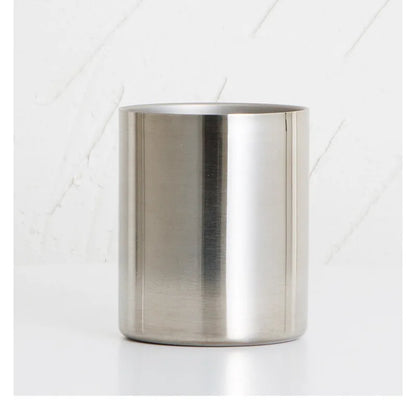 Brass Gold Round Metal Pen Holder