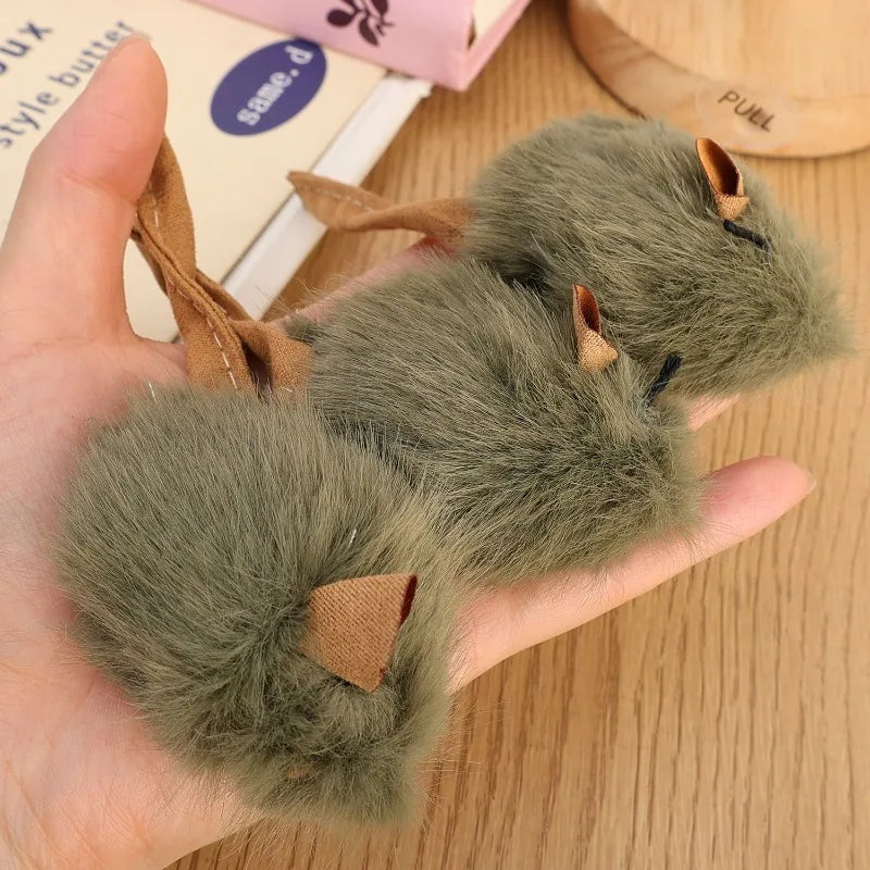 Plush Squeaky Mouse Cat Toy
