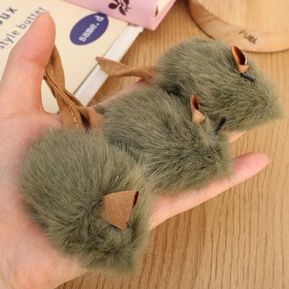 Plush Squeaky Mouse Cat Toy