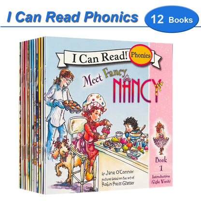 12 Books Set I Can Read Phonics English Picture Books