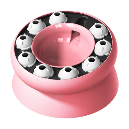 Interactive Slow Feeder Cat Bowl Puzzle Toy