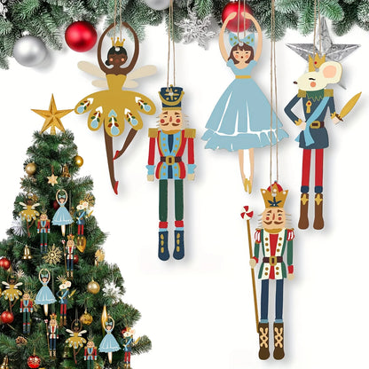 Wooden Nutcracker Christmas Hanging Ornament