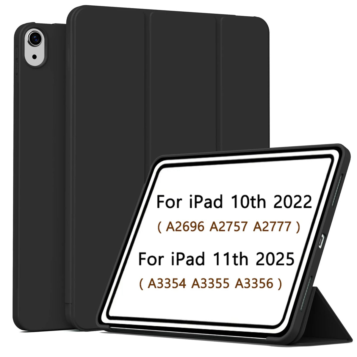 Magnetic Slim Trifold Case for iPad 10th & 11th Generation