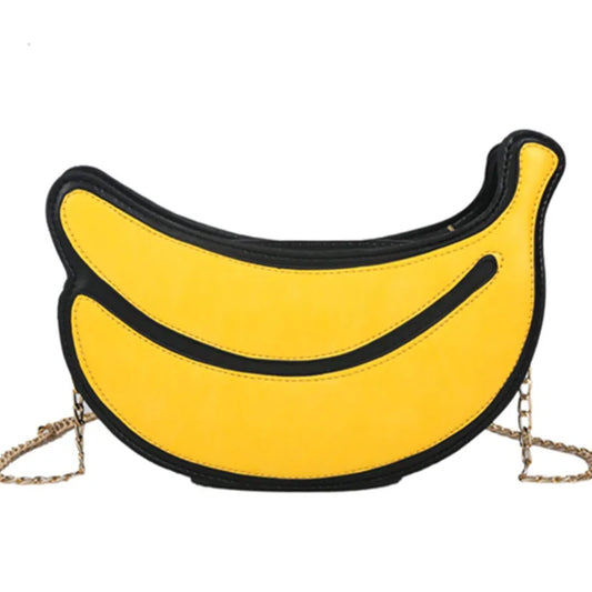 Banana Shape Crossbody Messenger Bag