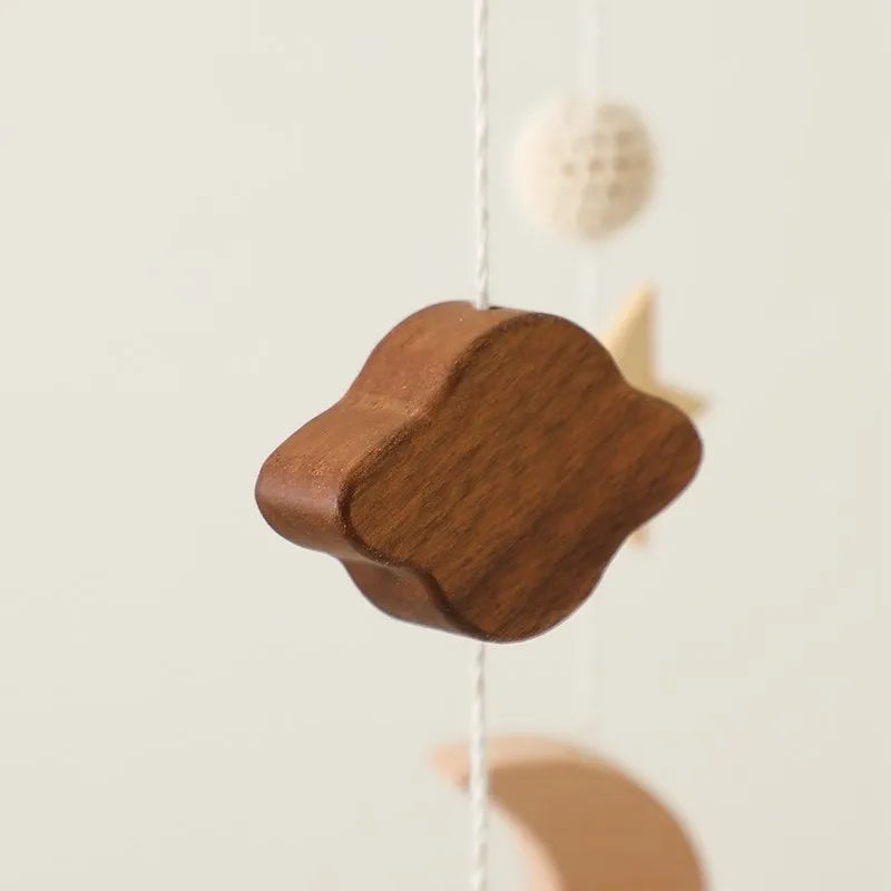 Wooden Baby Crib Mobile