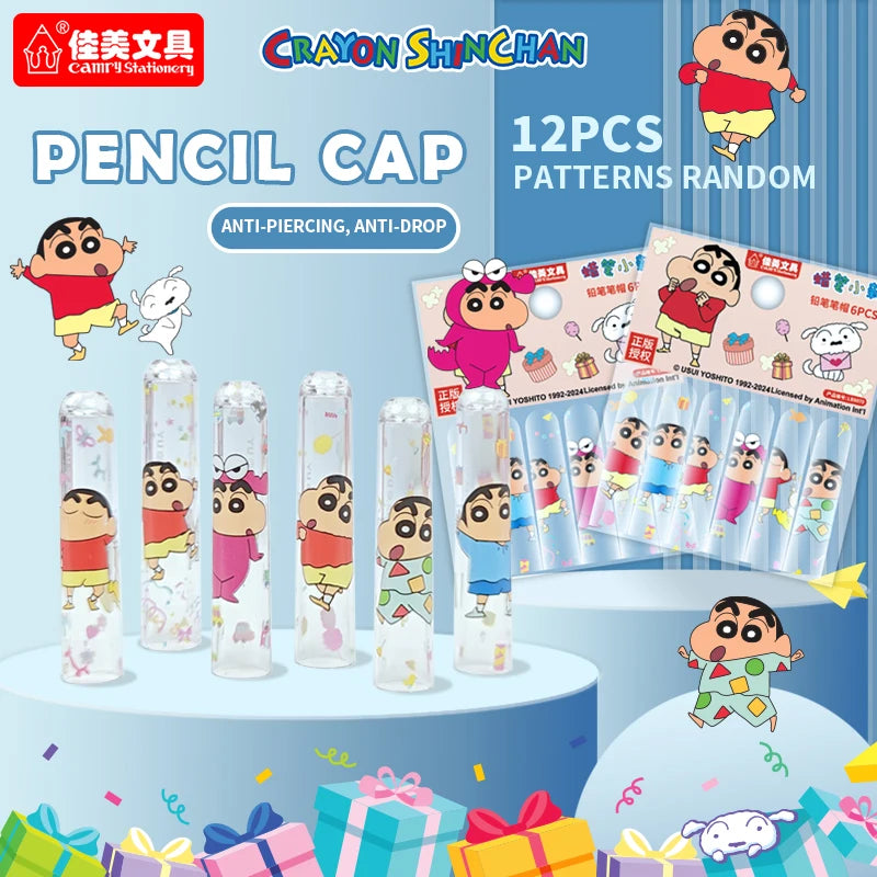 Crayon Shin-Chan 3D Pencil Cap Set