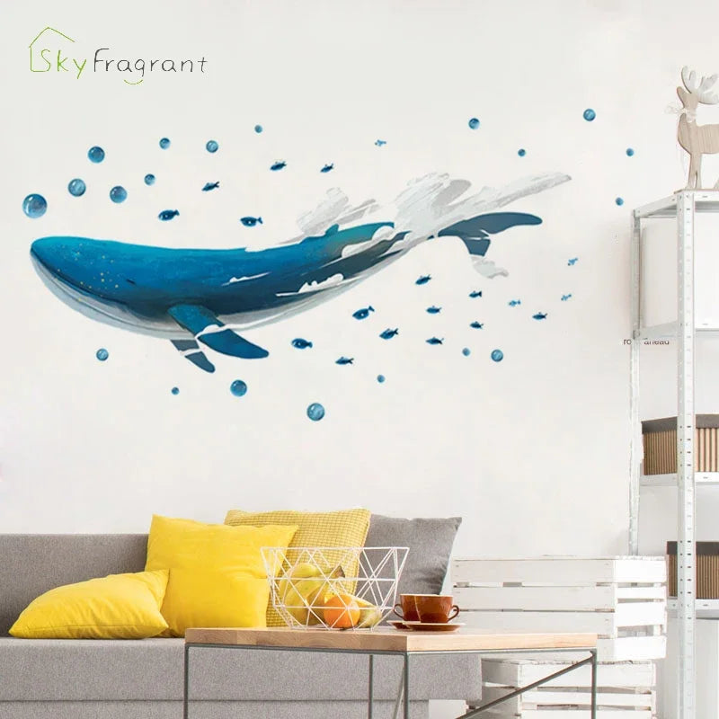 Creative Whale Wall Sticker