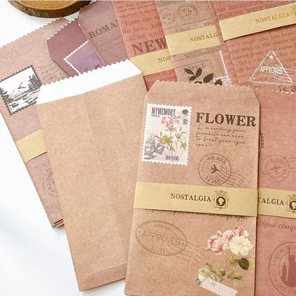 Cute Pattern Paper Envelope Set