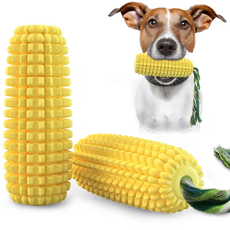 Corn Chew Squeaky Dog Toy