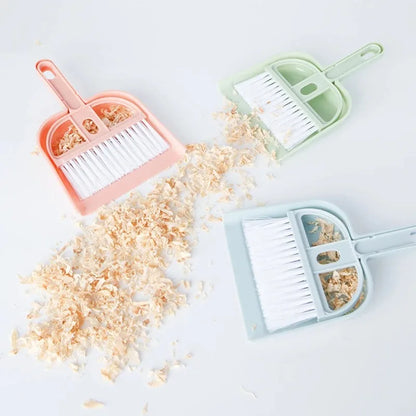 Mini Pet Cleaning Dustpan & Brush Set