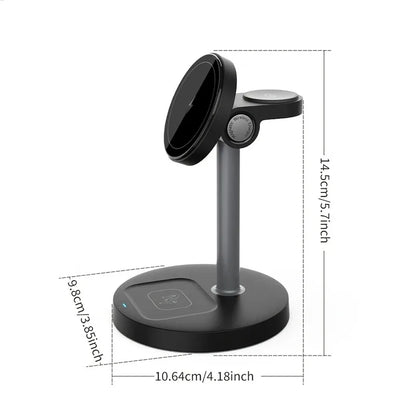 3-in-1 Magnetic Wireless Charging Station