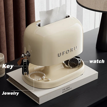 Retro Tissue Box Storage Container