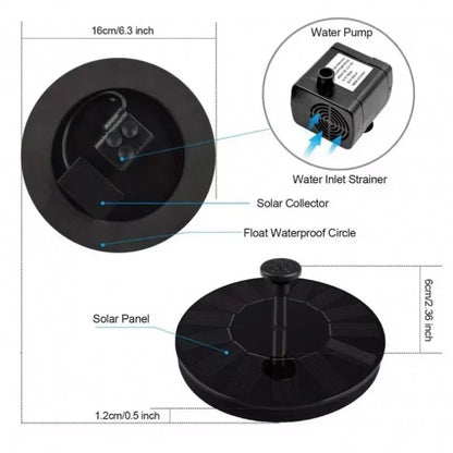 Solar Floating Fountain
