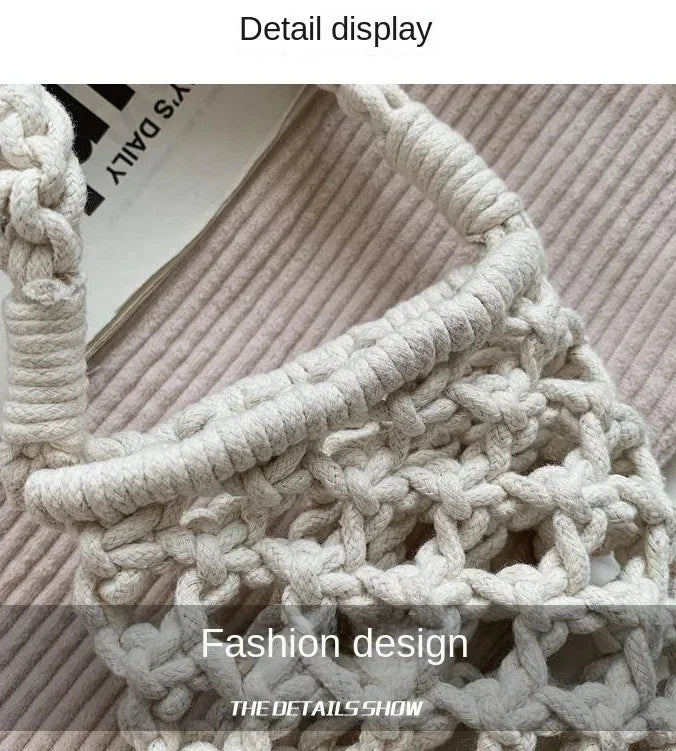 Women’s Woven Crochet Crossbody Phone Bag