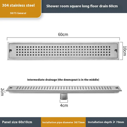 Stainless Steel Linear Floor Drain