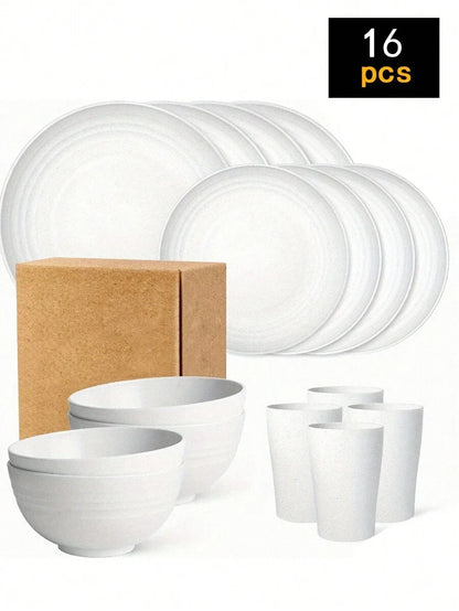 Reusable Plastic Tableware Set
