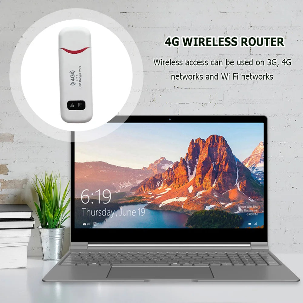 Portable 150Mbps SIM Card Mobile Broadband Adapter