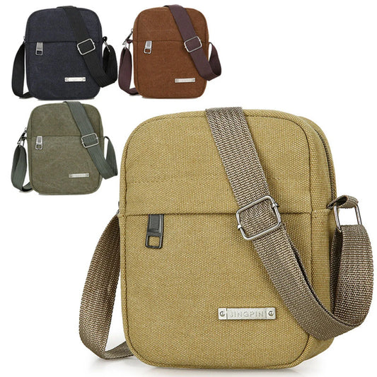 Men’s Casual Canvas Crossbody Shoulder Bag