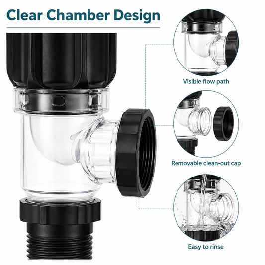 Kitchen & Bathroom Sink Drain Kit with Flexible Hose