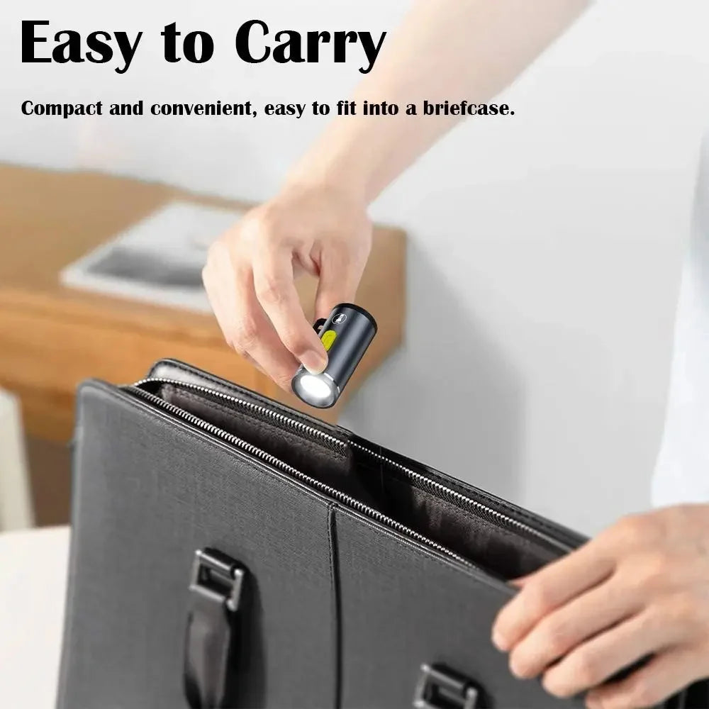 Mini USB-C LED Keychain Flashlight