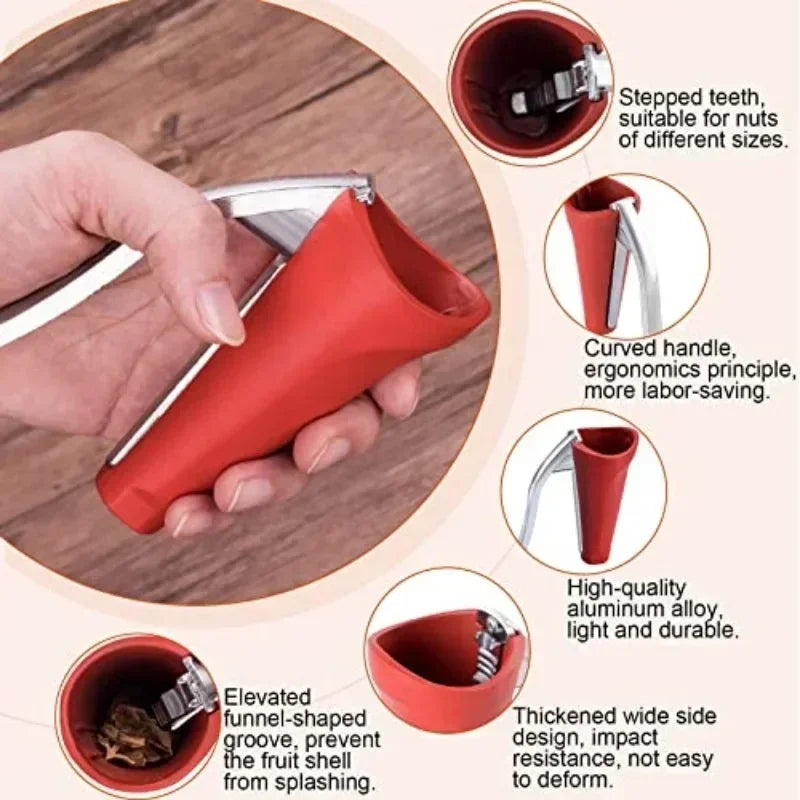 Multifunctional Nut Opener Clip