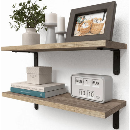 Wooden Wall Floating Shelves