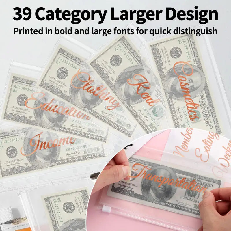 Practical Household Accessory – A6 PU Leather Budget Notebook – pp