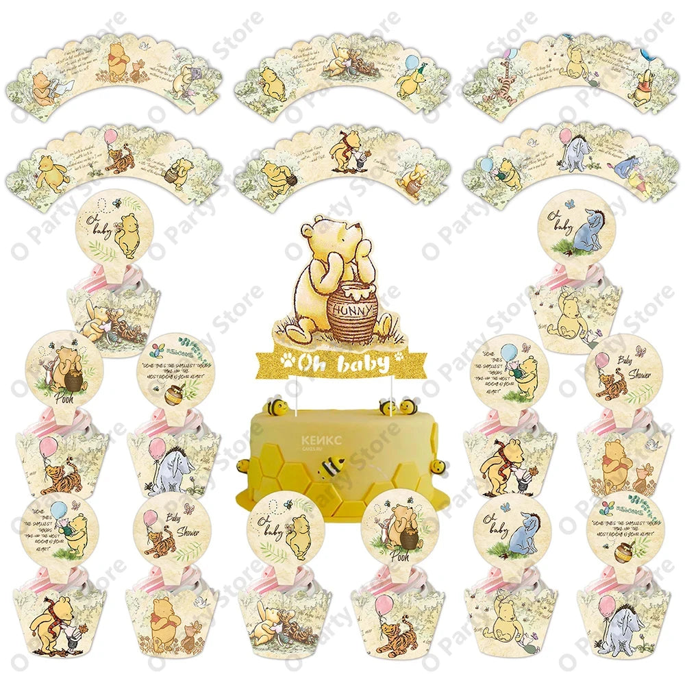 Winnie the Pooh Birthday Decoration Balloons