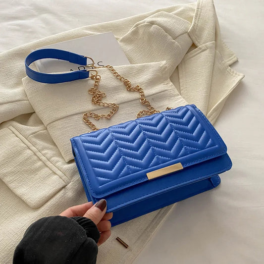 Striped Women's Shoulder Bag