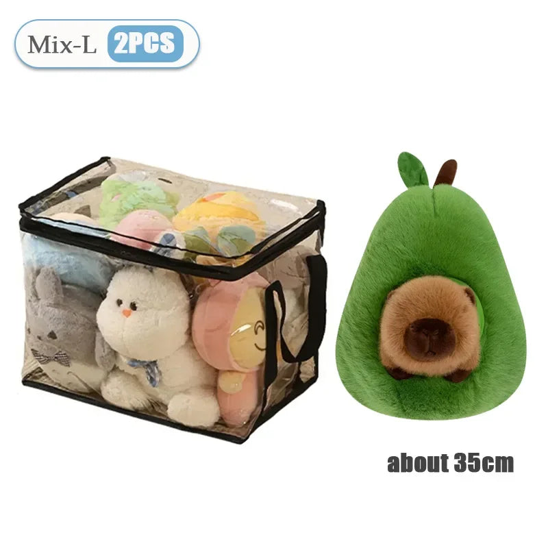 Transparent Waterproof Folding Toy Storage Box