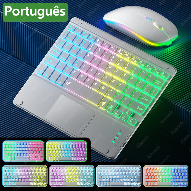 Wireless Bluetooth Keyboard with Touchpad